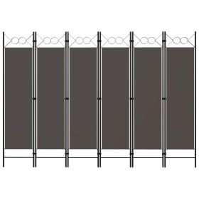 6-Panel Room Divider Anthracite 94.5"x70.9"