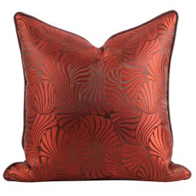 Green Wine Red Silver Grey PillowCase American Throw Pillow (Option: New Wine Red-Pillowcase-45x45cm)